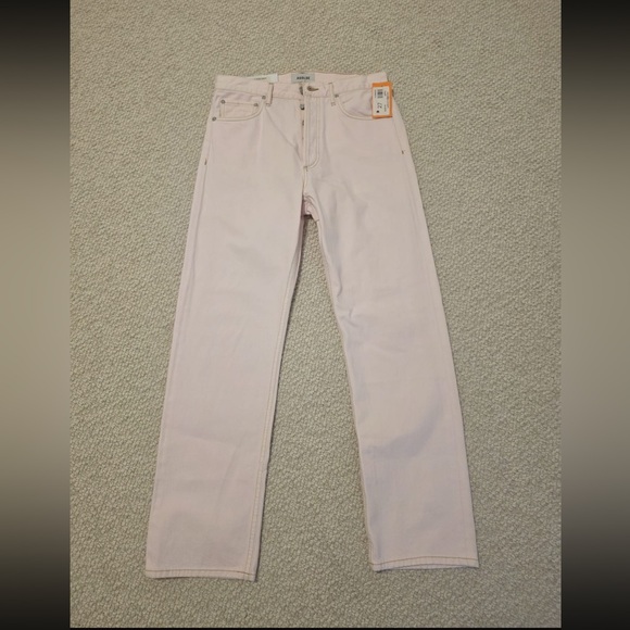 Agolde Denim - NWT Agolde 90s Jean Mid Rise Loose Fit. Size 27. Light pink.